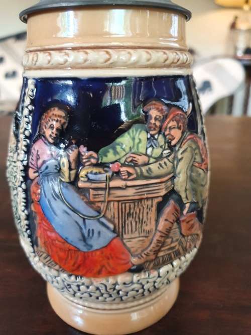 Beautiful German Beer Stein Mug. Makers Mark