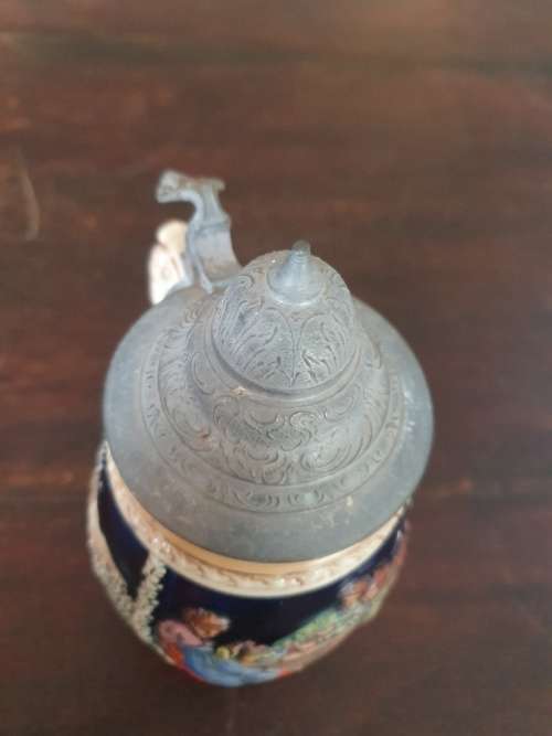 Beautiful German Beer Stein Mug. Makers Mark