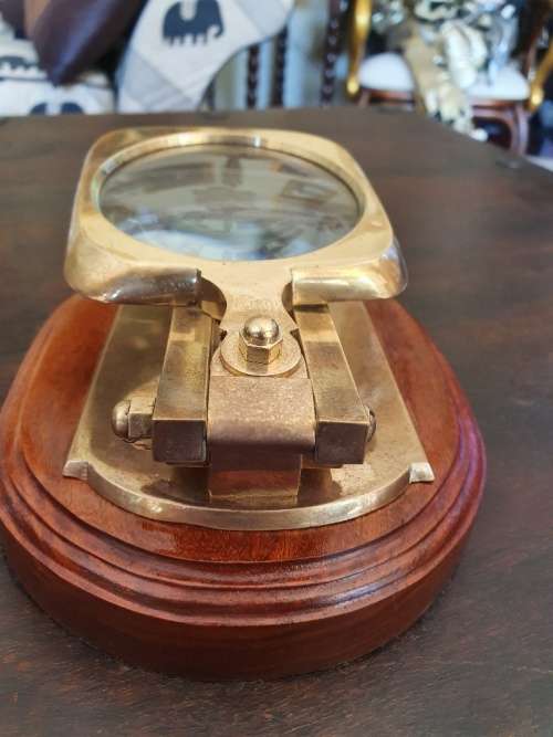 FREE SHIPPING!!! Antique Jeweler's Desk Top Magnifying Glass