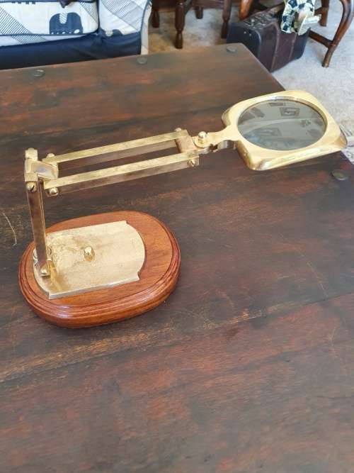 FREE SHIPPING!!! Antique Jeweler's Desk Top Magnifying Glass