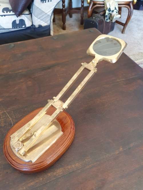 FREE SHIPPING!!! Antique Jeweler's Desk Top Magnifying Glass