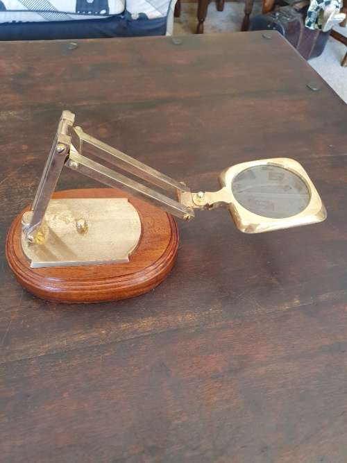 FREE SHIPPING!!! Antique Jeweler's Desk Top Magnifying Glass