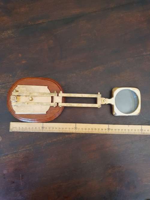 FREE SHIPPING!!! Antique Jeweler's Desk Top Magnifying Glass