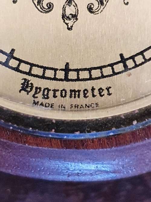 FREE SHIPPING!!!  Beautiful Mahagony Wood Barostar Hygrometer, Thermomoter and Barometer.