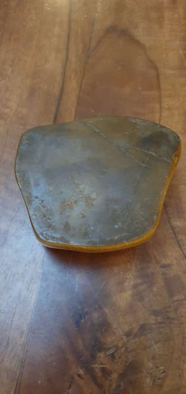 Huge Tigers Eye Stone Ashtray