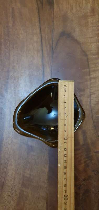 Huge Tigers Eye Stone Ashtray