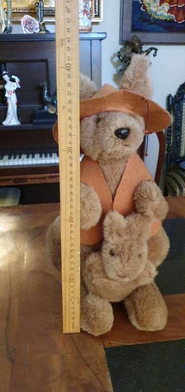 Beautiful Kangaroo and Baby Toy