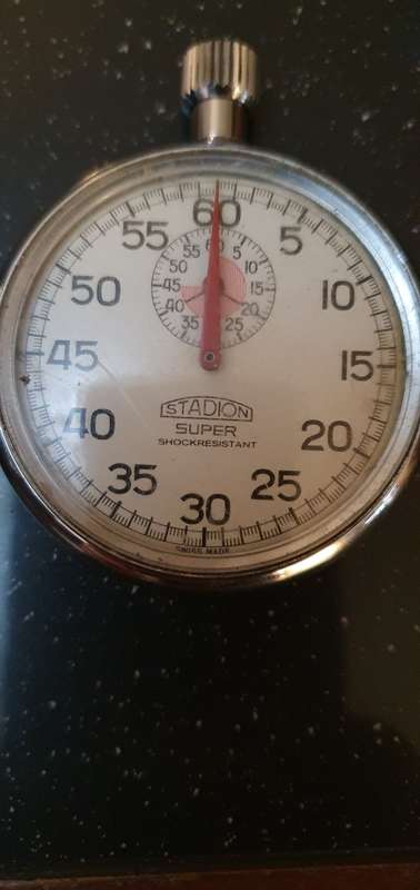Stunning Smiths1/10th Jewelled Stop Watch Plus a Stadion Stop watch