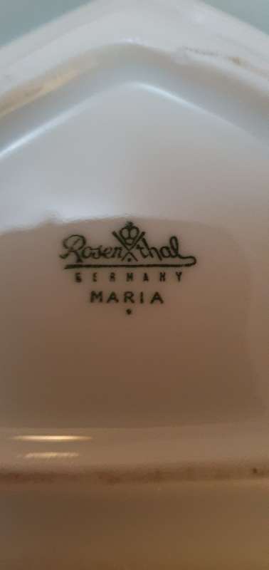 Beautiful Rosenthal Porcelain Snack Dish and Sauce Boat