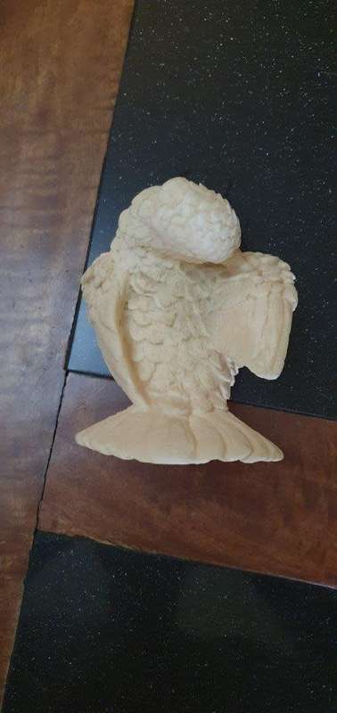 *Beautiful Alabaster Composite Dove Figure.*