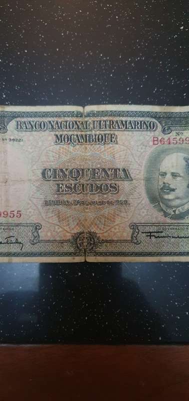 50 Cenquentas Escudo De Mozambique