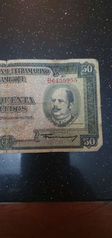 50 Cenquentas Escudo De Mozambique