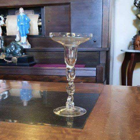 Stunning Twisted stem Glass Candle Holder
