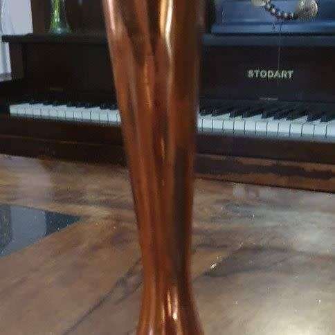 *Stunning Copper Vase With Synthetic Flower arrangement.*