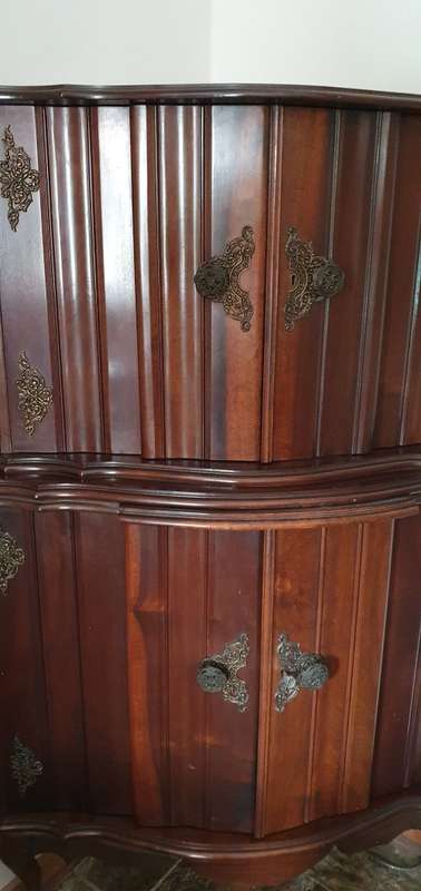 Ball and Claw Liquor Cabinet
