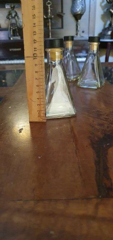 3 X Unique Usable Bottles.