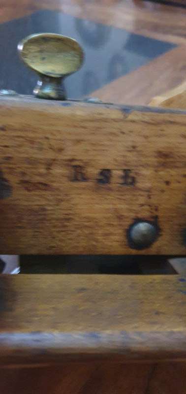 Antique Atkin and Sons Wooden Plough Plane.