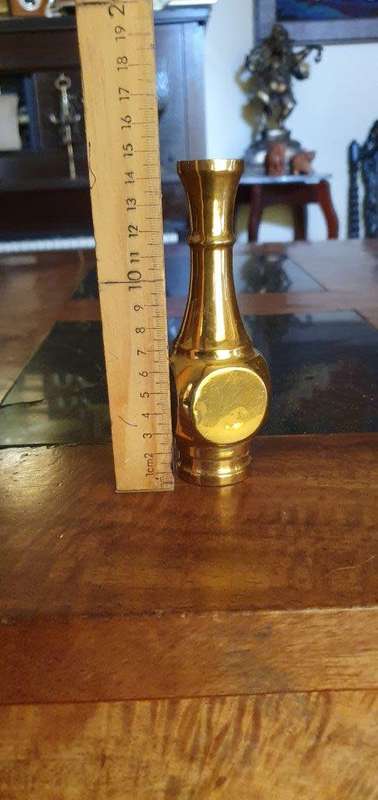 Beautiful Solid Brass Vase.