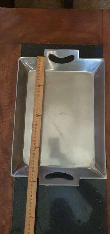 Beautiful Heavy Stainless Steel Tray.