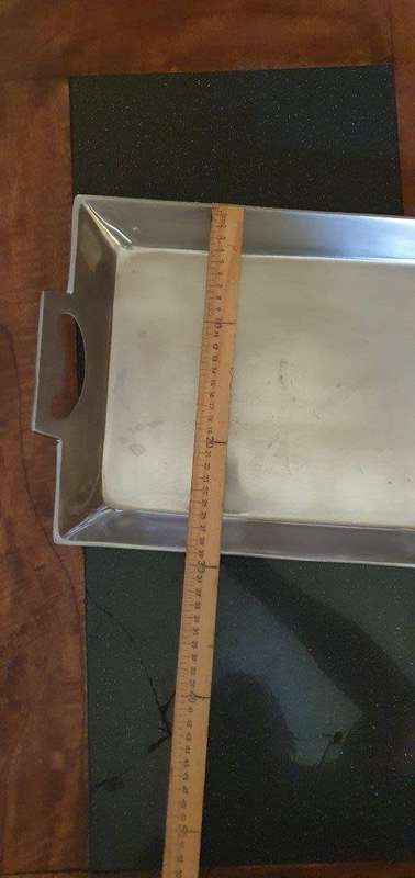 Beautiful Heavy Stainless Steel Tray.