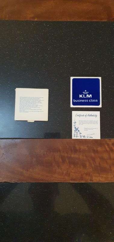 * Collectable Vintage KLM Delft Coaster Tiles.*
