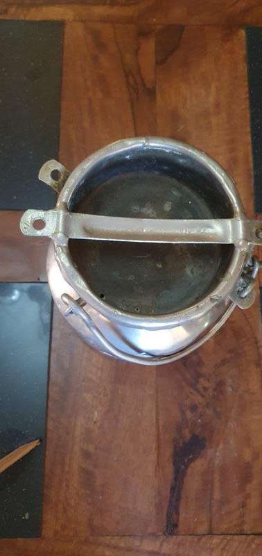 Vintage Silver Colour Milk Can.