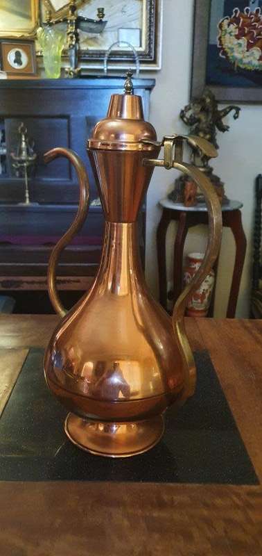 Stunning Large Vintage Copper Kettle