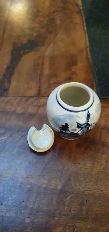 Beautiful Vintage Delft Cruet Set