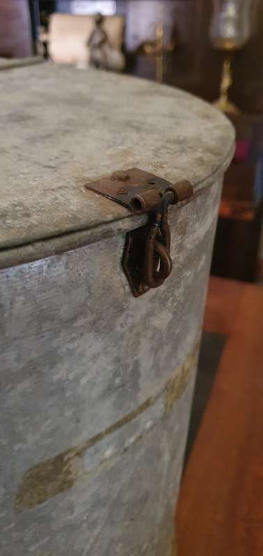 Vintage Galvanized Kitchen Container