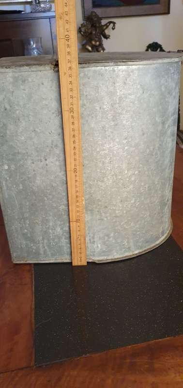 Vintage Galvanized Kitchen Container