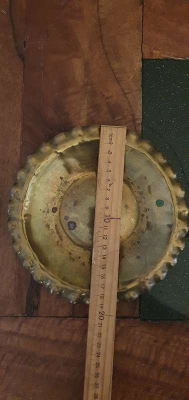 2 X Vintage BRass Display Plates.