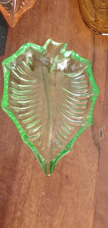Stunning Set of Coloured Glass Trinket / Sweetie Dishes.