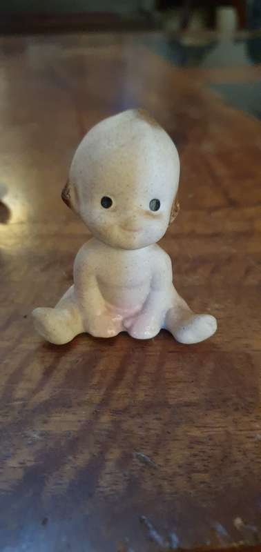 Two Vintage Bisque Kewpie Dolls