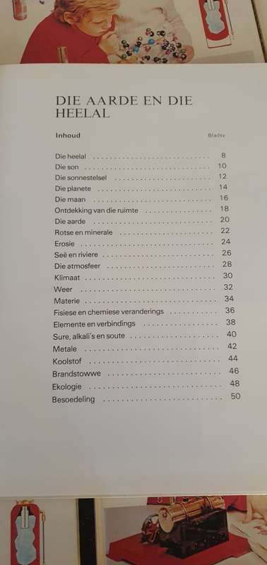 Vintage Junior Ensiklopedie Van Weetenskap Deel 1- Deel 5 Kopiereg 1976