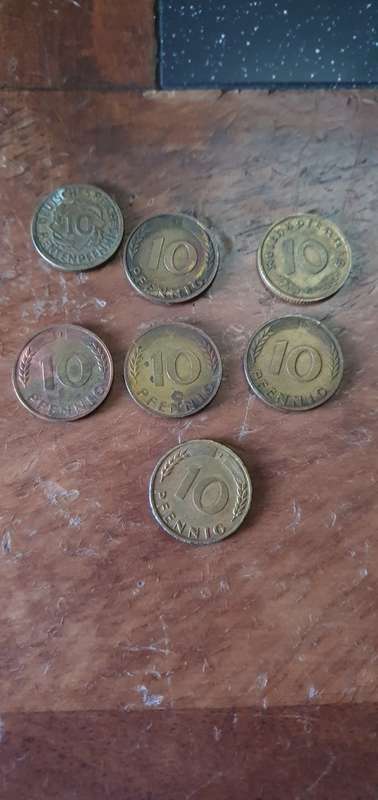 Collection of Vintage German Coins