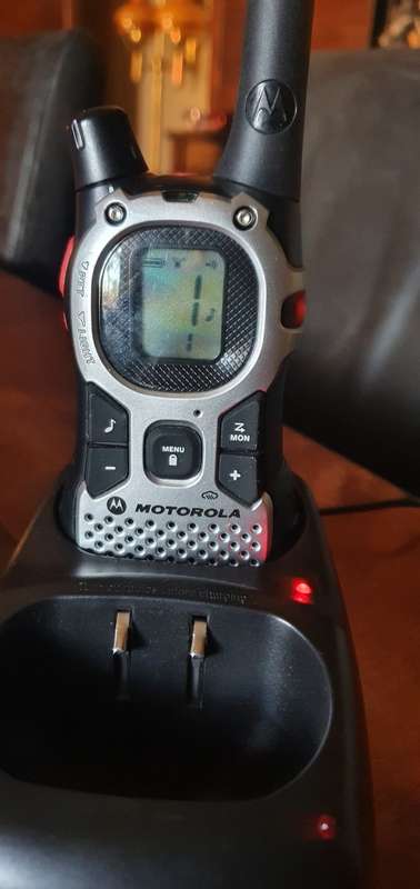 3 x Motorola Two Way Radios plus Charger Unit.