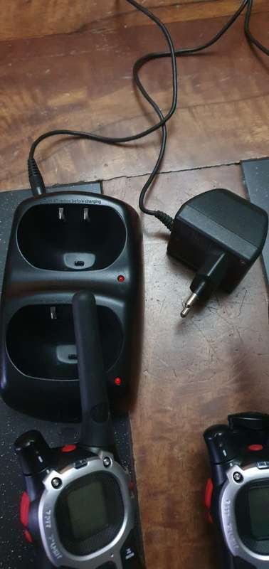 3 x Motorola Two Way Radios plus Charger Unit.