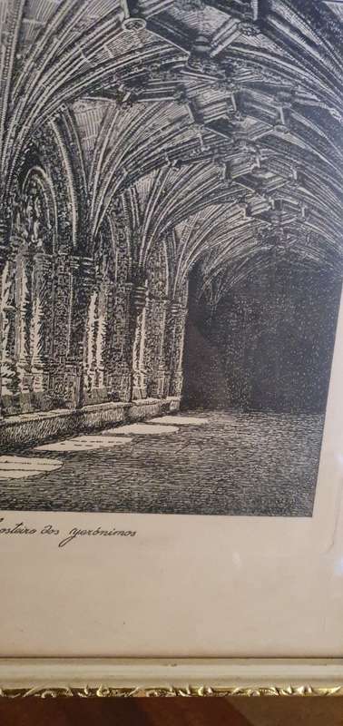 Collectable Vintage Art of the Jeronimos Monastery