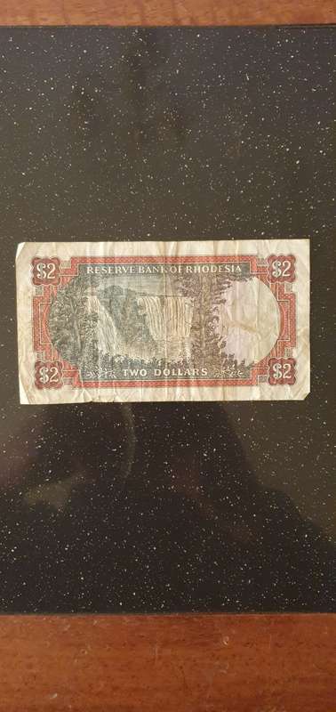 Vintage Rhodesian Banknote