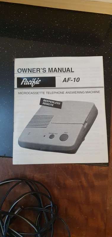 Pacific Microcassette Telphone Answering Machine
