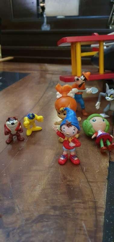 Assorted Toys  plus a Childrens Room Lamp