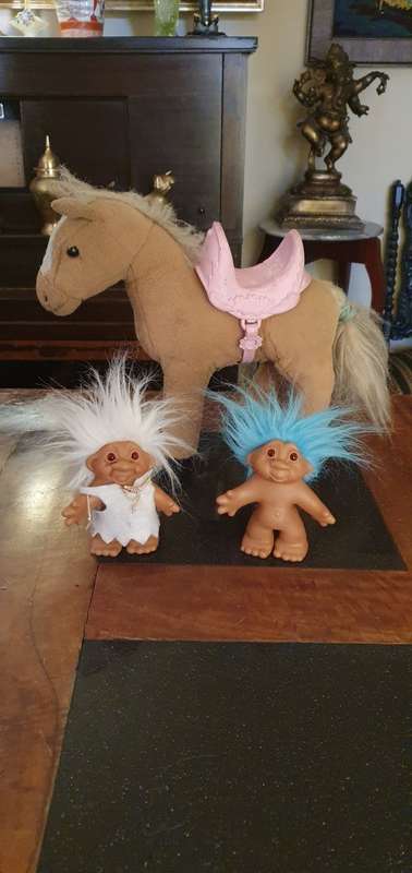 Two Gorgeous Trolls Plus a Pony