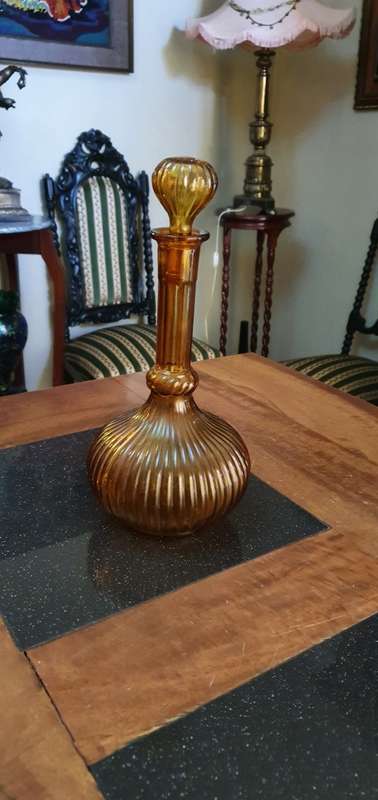 Stunning Amber Bottle