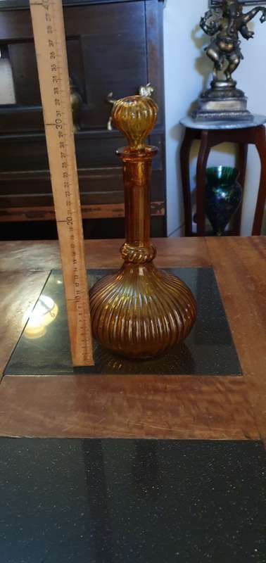 Stunning Amber Bottle