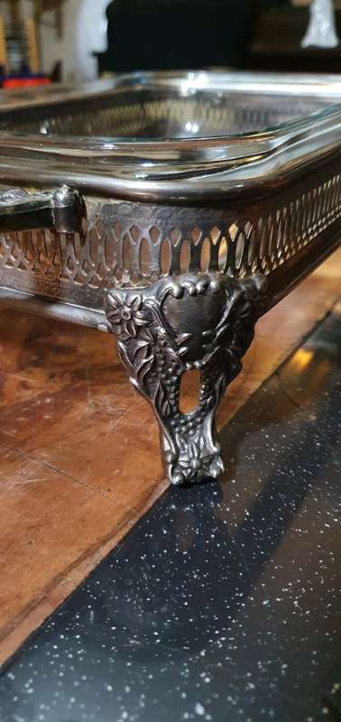 Beautiful Vintage Silver Plated Serving Dish