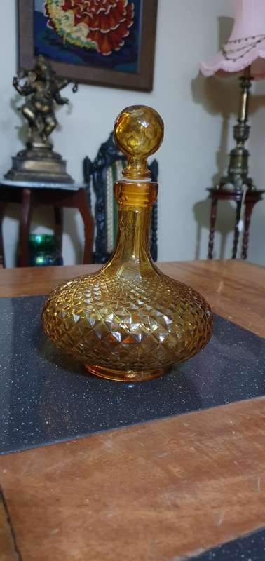 Gorgeous Amber Bottle
