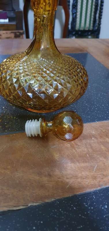Gorgeous Amber Bottle