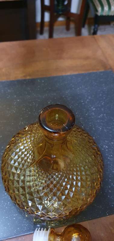 Gorgeous Amber Bottle