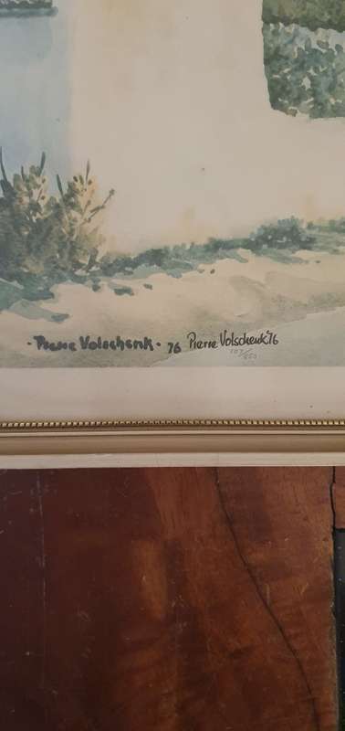 Limited Edition Print By Pierre Volschenk No 107/850 1976