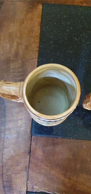 Two Stunning Vintage German Beer Steins